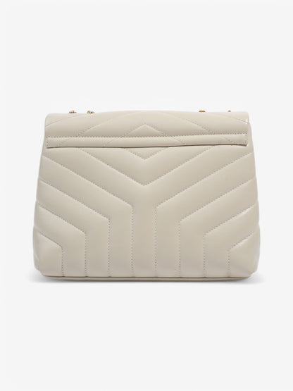 Saint Laurent Loulou White Leather Small