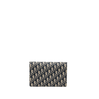 Saddle Pouch Dior Oblique Canvas Blue