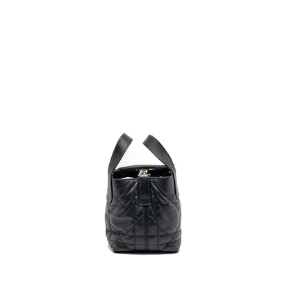 Dior Toujours Vertical Nano Tote Purse calfskin black