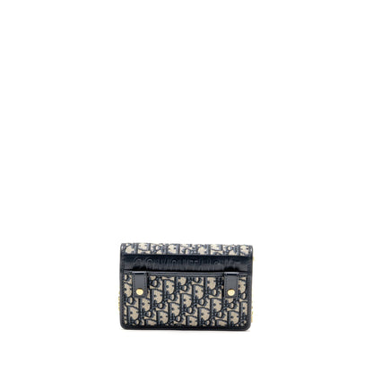 Dior 2-in-1 30 Montaigne Pouch Dior Oblique Jacquard Blue