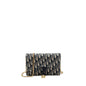 Saddle Pouch Dior Oblique Canvas Blue