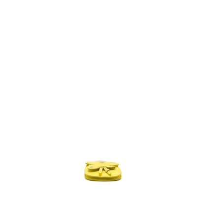 Dior Saddle Coin Pouch/Purse Charm Yellow
