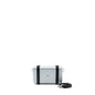 Dior X Rimowa clutch trunk Purse aluminium / calfskin silver / black