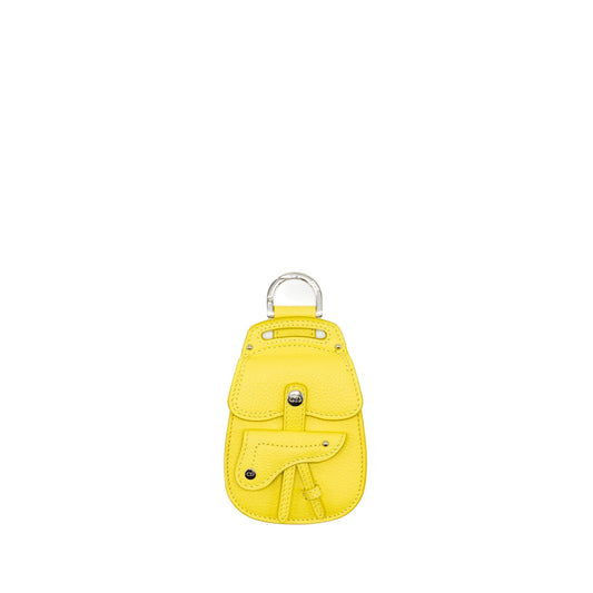 Dior Saddle Coin Pouch/Purse Charm Yellow