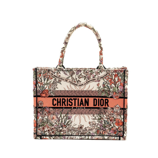 Dior Medium Book Tote Limited Edition Canvas Multicolour