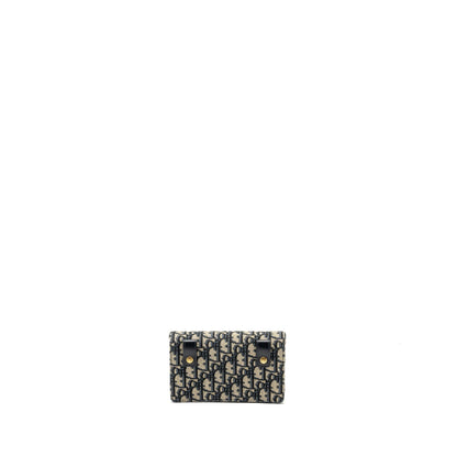 Dior Saddle Belt Pouch dior oblique canvas blue