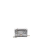 Dior Diorama Wallet On Chain Patent Metallic Silver