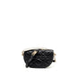 Dior Small Vibe Hobo Purse Cannage Lambskin Black/White