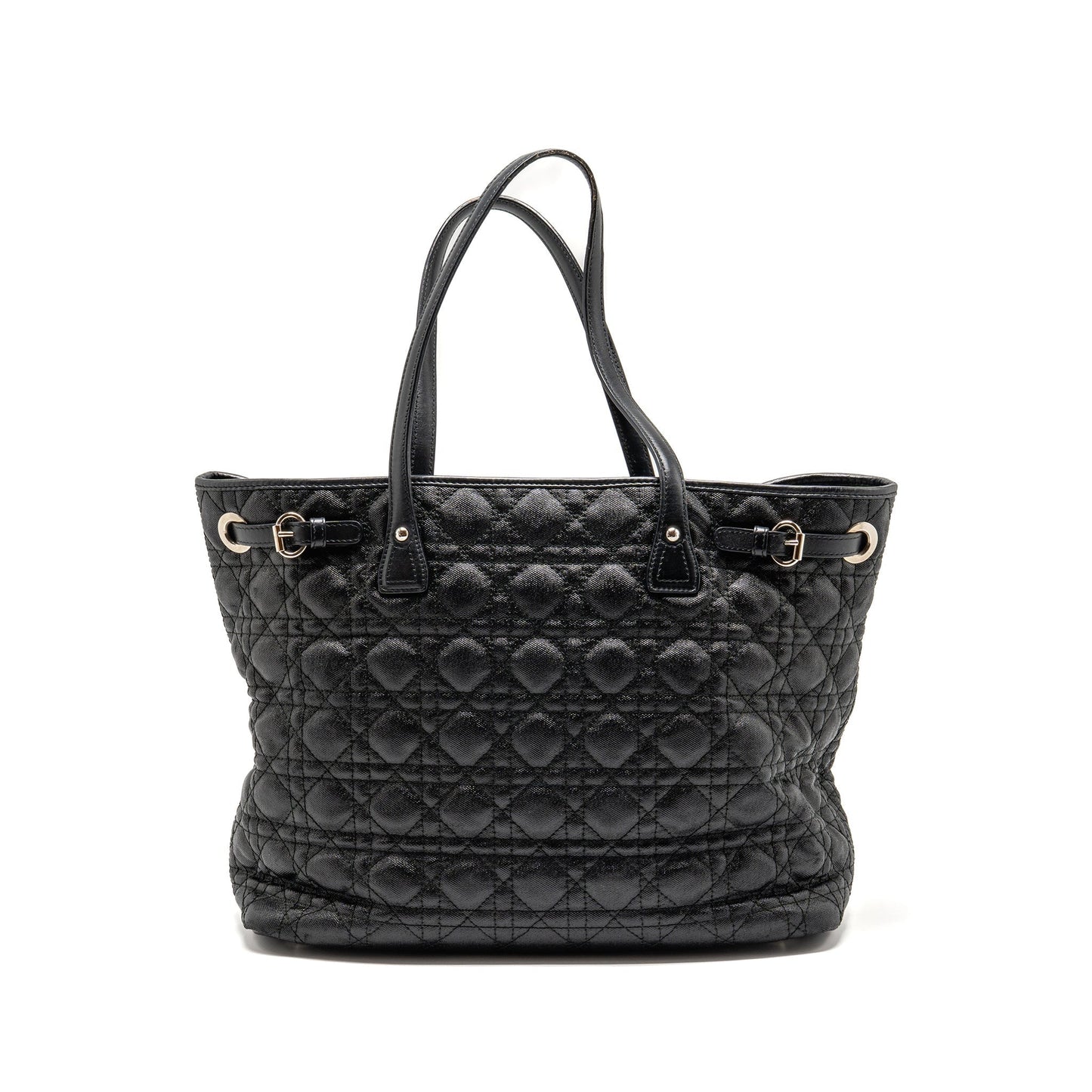 Dior Shopping Tote Purse Canvas Black