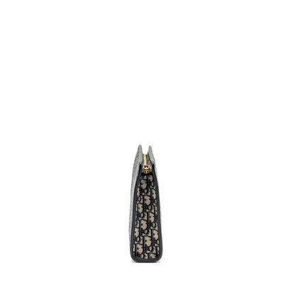Dior 30 Montaigne Dea Pouch Blue Oblique Jacquard