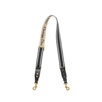 Dior Adjustable Shoulder Strap Embroidery Multicolour
