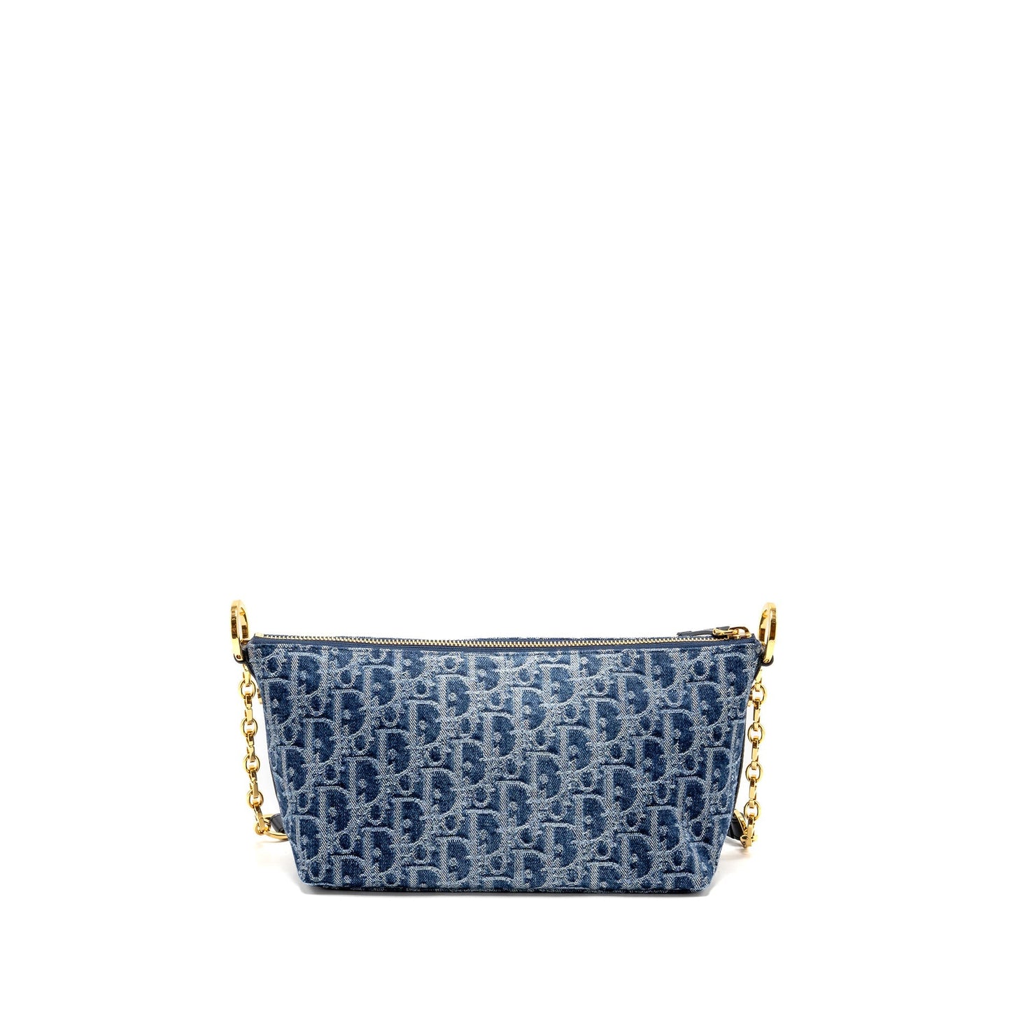 Dior DiorStar Oblique Hobo Purse Denim Blue
