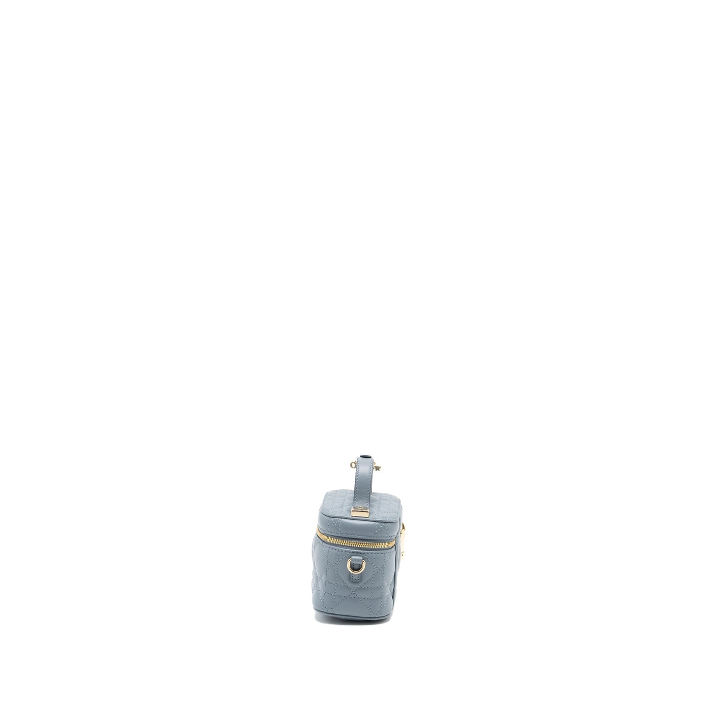 Dior Micro Lady Dior Vanity Case Lambskin Light Grey