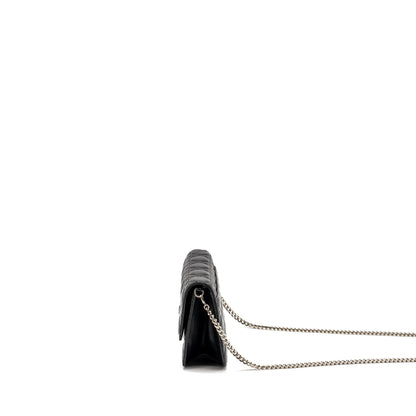 Dior Miss Dior Promenade Pouch Purse Lambskin Black