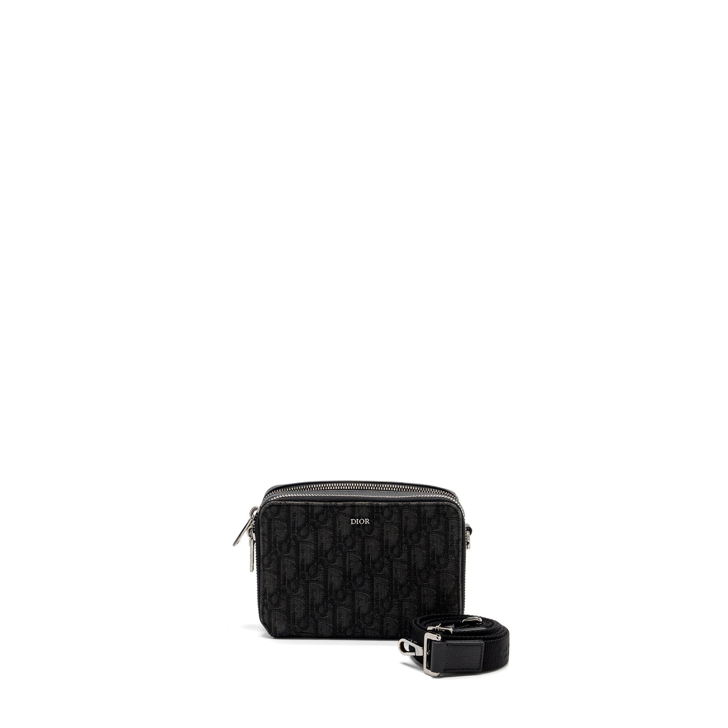 Dior Pouch With Strap Black Dior Oblique Jacquard