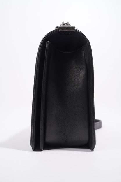 Chanel Boy Bag Black Lambskin Leather