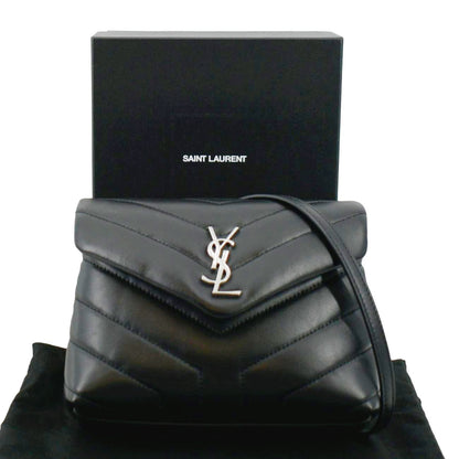 Saint Laurent Loulou Leather Black Crossbody Style 9