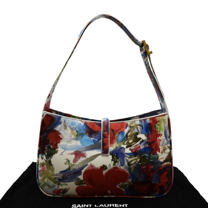 Saint Laurent Le 5 A 7 Leather White Shoulder Bag