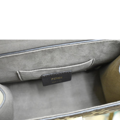 Fendi Kan I Leather Brown Shoulder Bag