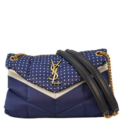 Saint Laurent Loulou Canvas Red Crossbody Canvas