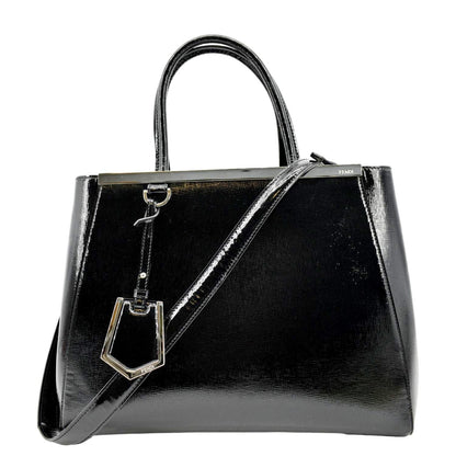 Fendi Patent Leather Black Shoulder Bag
