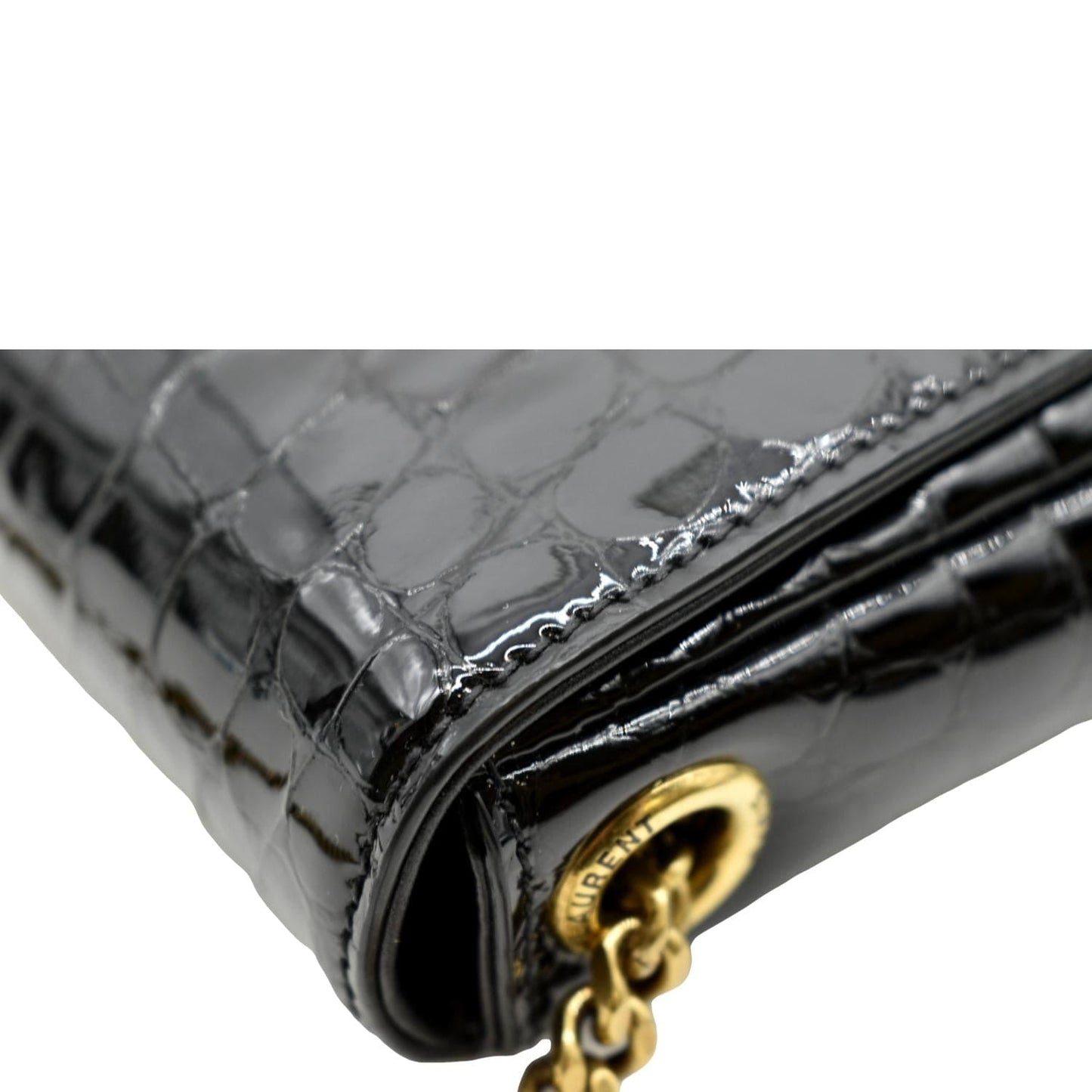 Saint Laurent Kate Leather Black Shoulder Bag Style 13