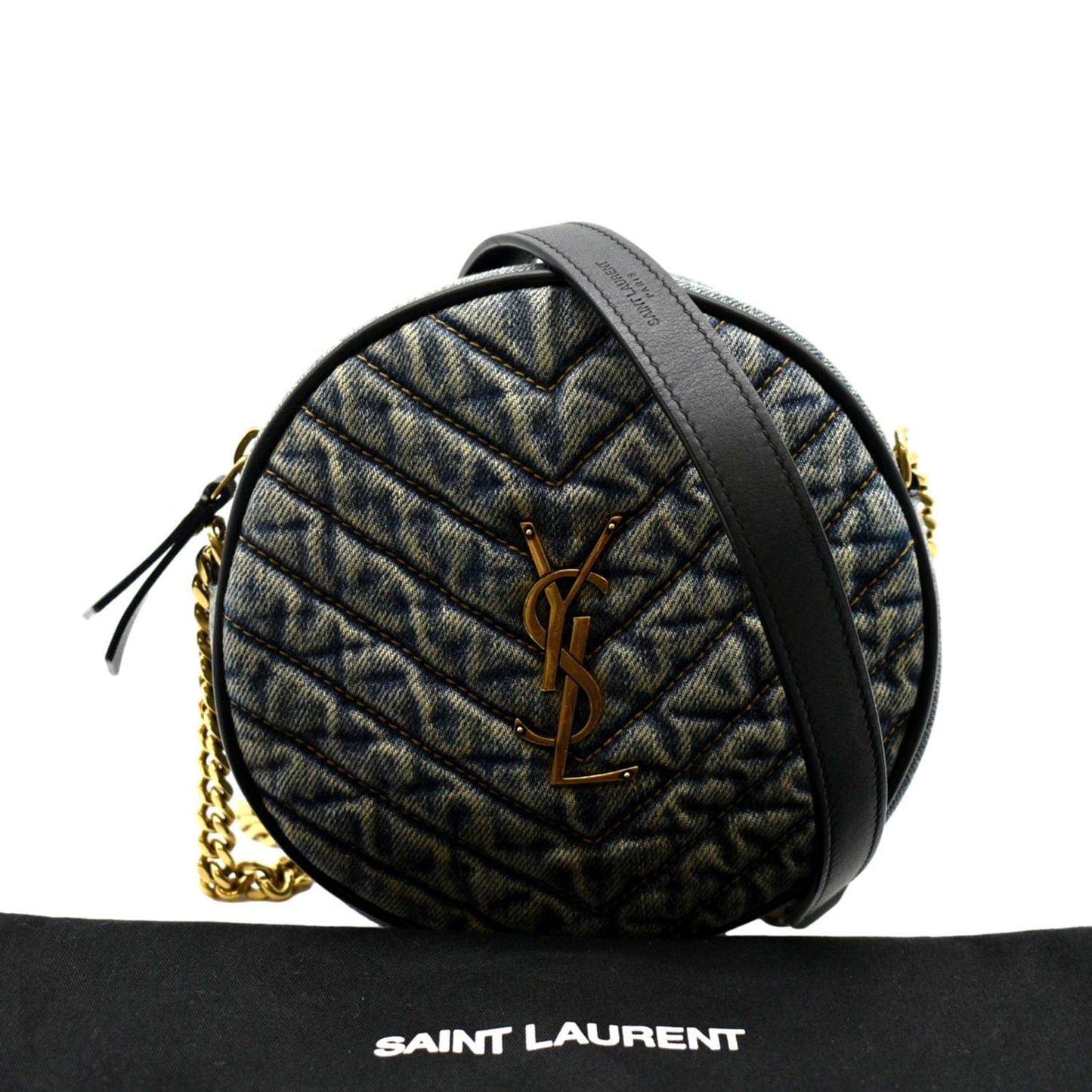 Saint Laurent Luxury Leather Black Crossbody Style 3