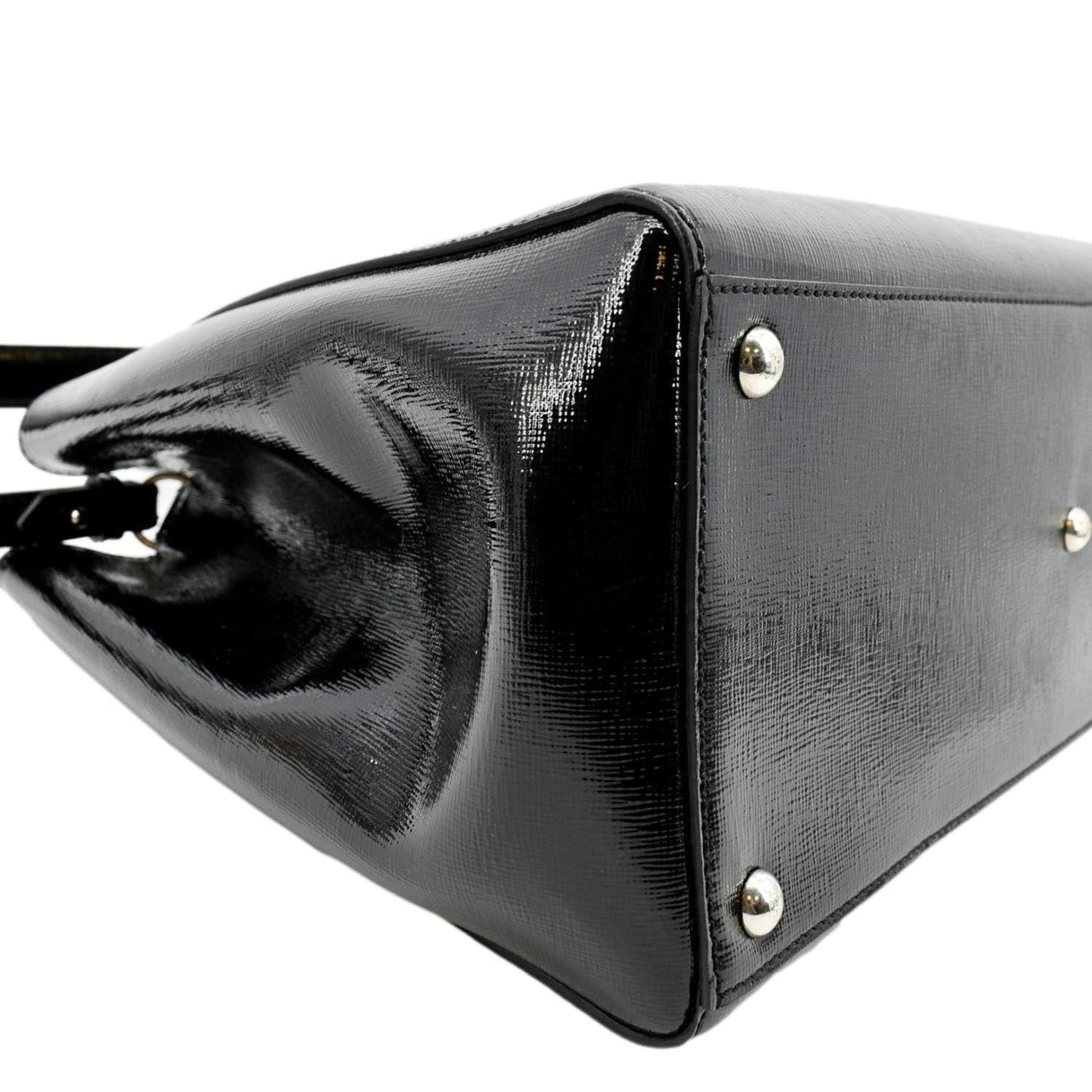 Fendi Patent Leather Black Shoulder Bag