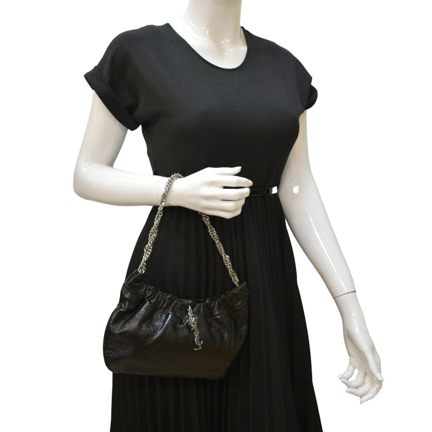 Saint Laurent Leather Black Shoulder Bag Style 8
