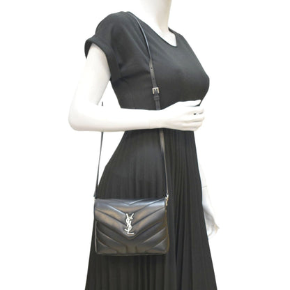 Saint Laurent Loulou Leather Black Crossbody Style 9