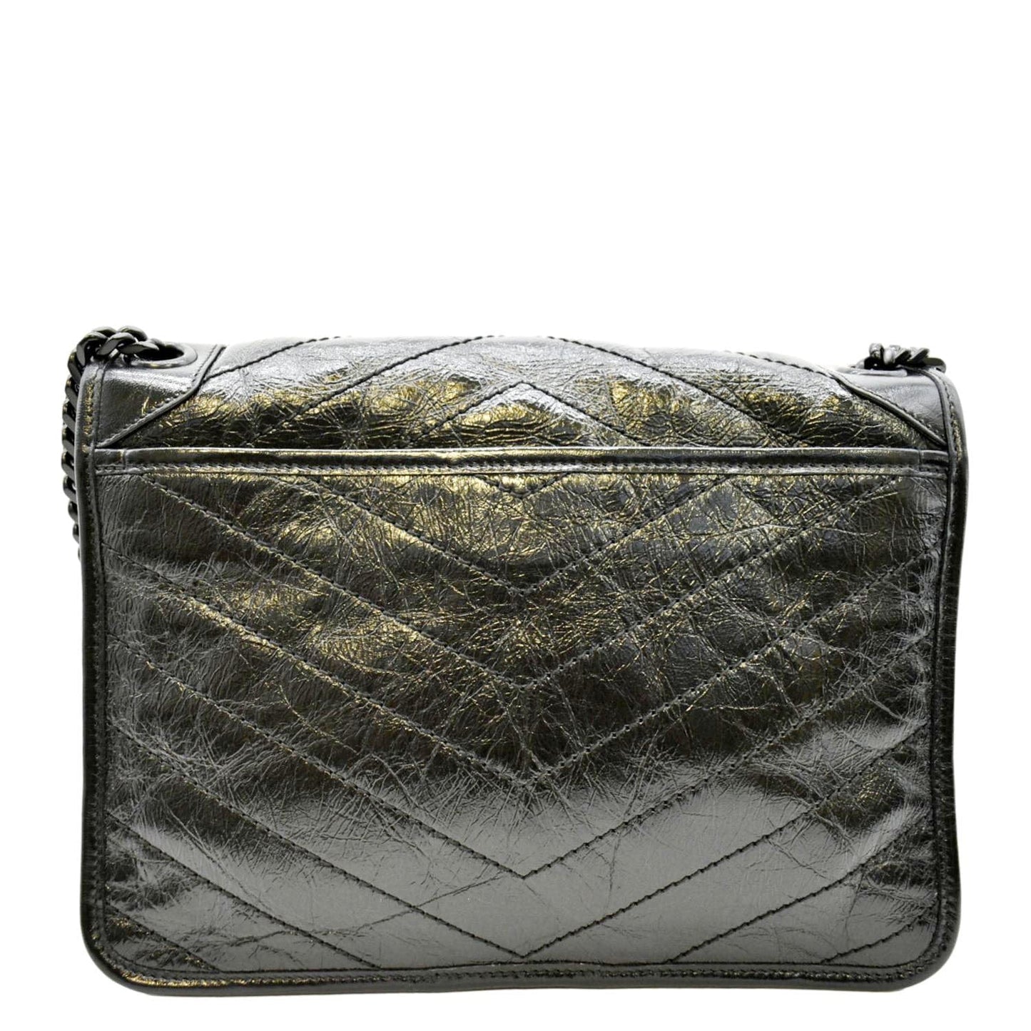 Saint Laurent Niki Leather Black Shoulder Bag Style 2