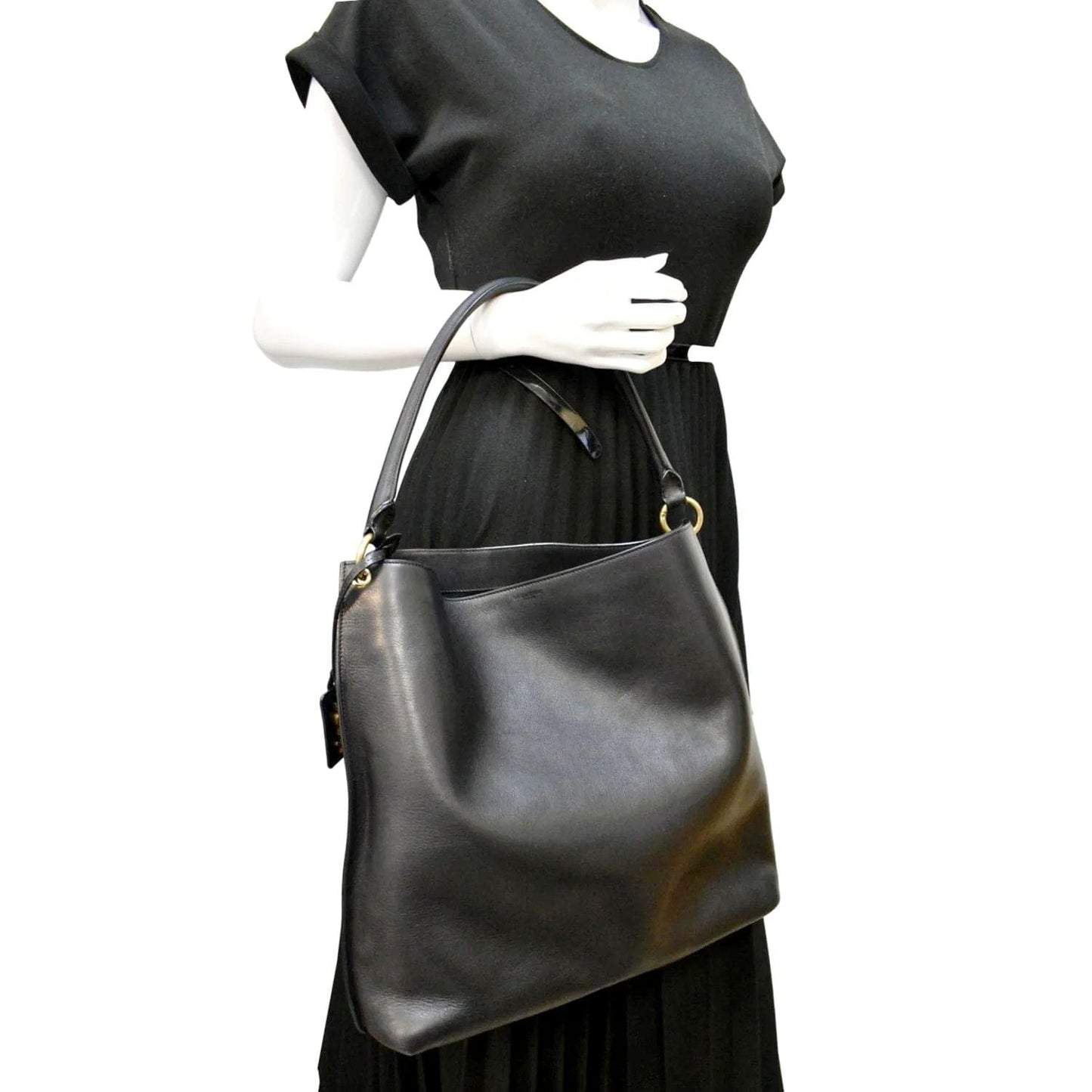 Saint Laurent Leather Black Shoulder Bag Style 7