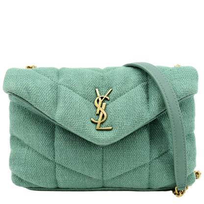 Saint Laurent Loulou Canvas Red Crossbody