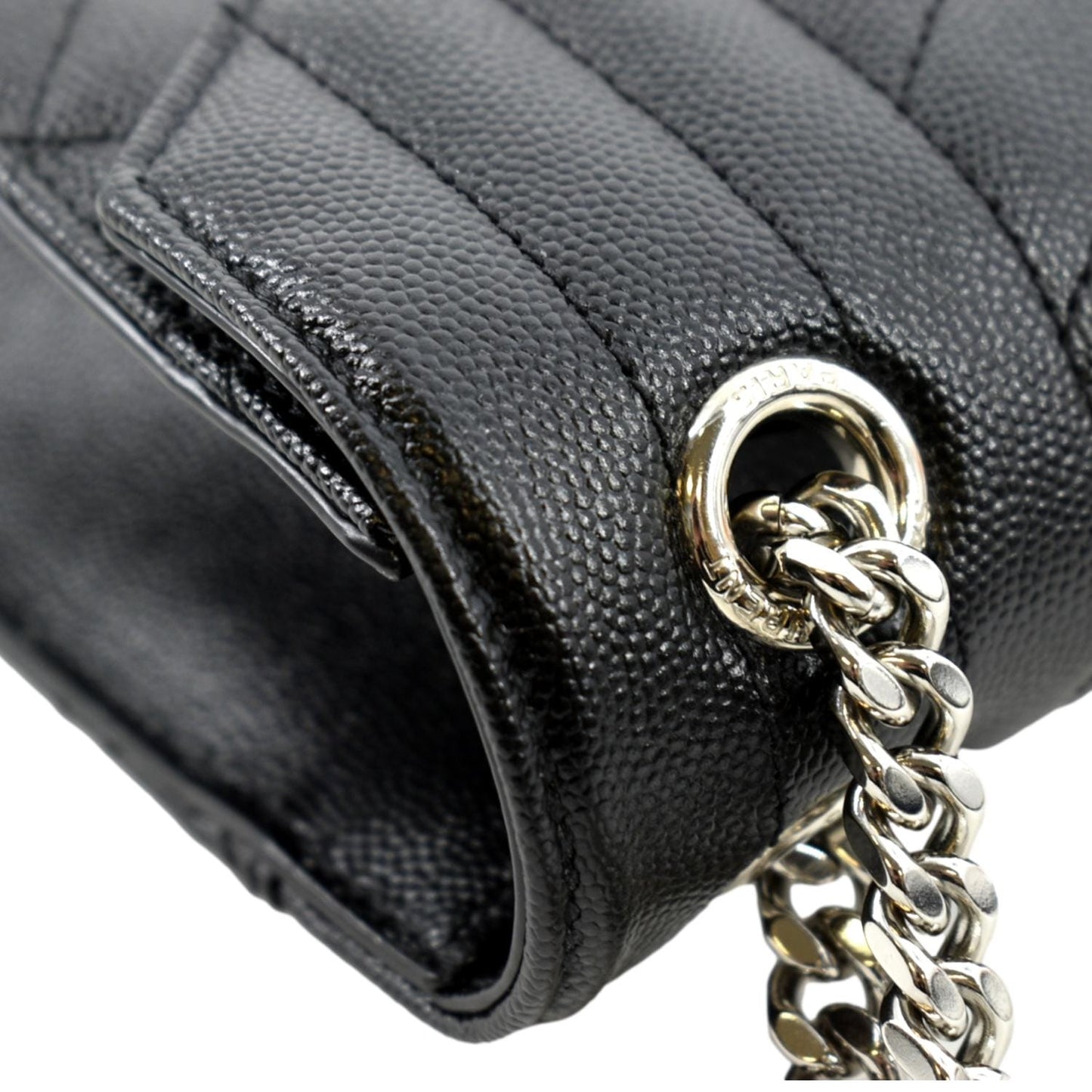 Saint Laurent Envelope Leather Black Shoulder Bag Style 13