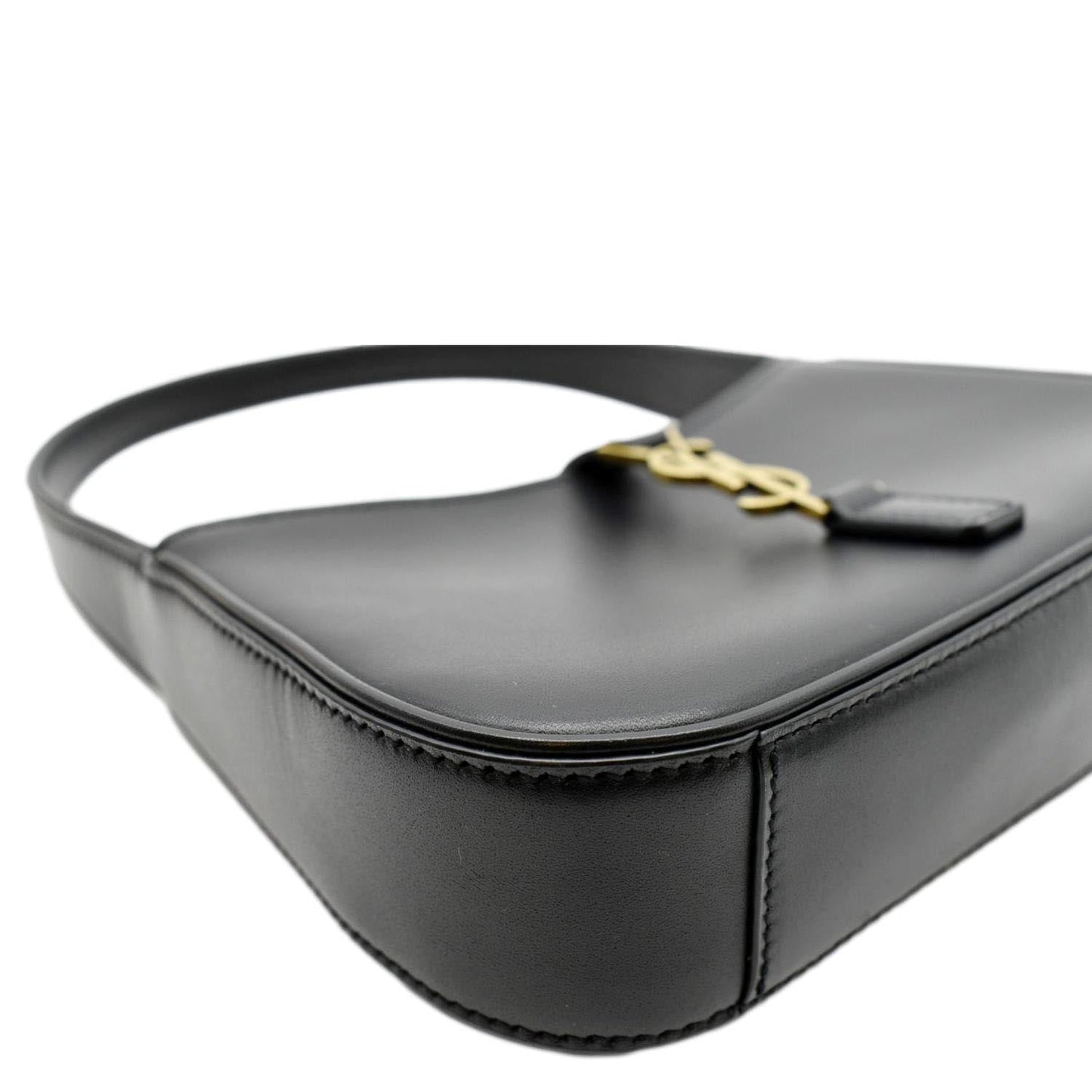 Saint Laurent Le 5 A 7 Leather Black Shoulder Bag