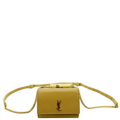Saint Laurent Leather Beige Shoulder Bag