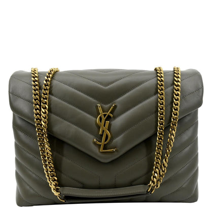 Saint Laurent Loulou Leather Red Shoulder Bag Style 6