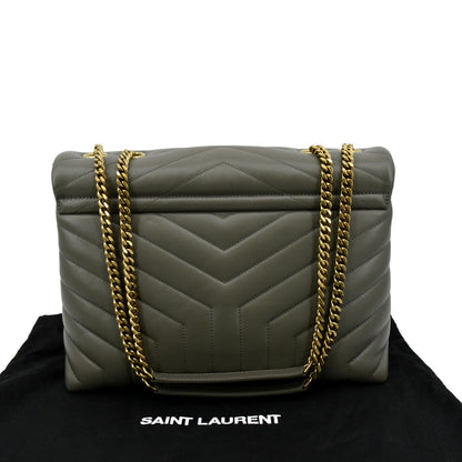 Saint Laurent Loulou Leather Red Shoulder Bag Style 6