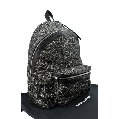 Saint Laurent Canvas Black Backpack Canvas