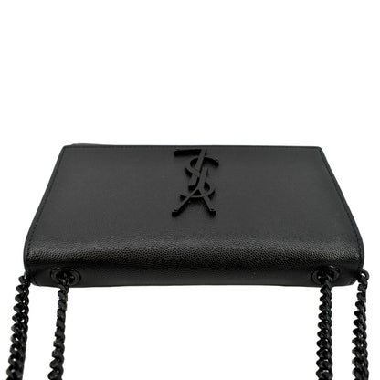 Saint Laurent Kate Leather Black Crossbody Style 15
