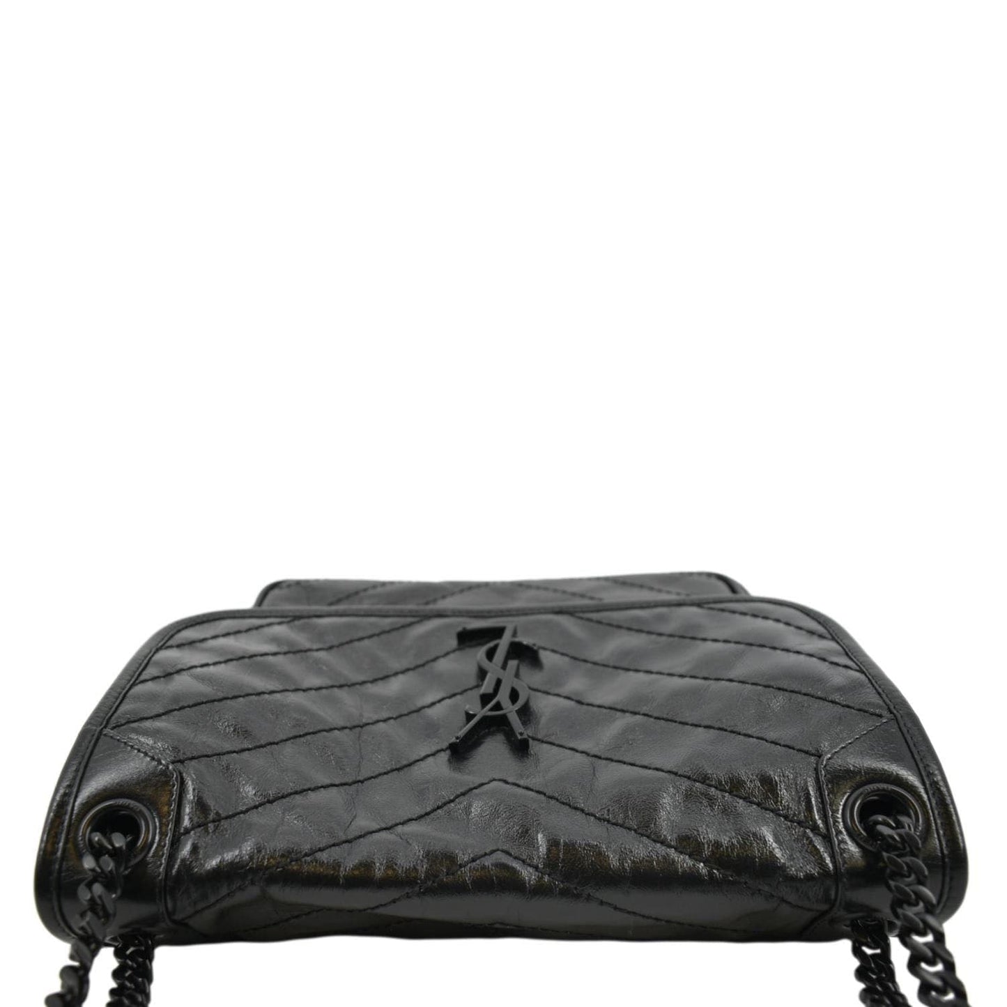 Saint Laurent Niki Leather Black Shoulder Bag Style 3