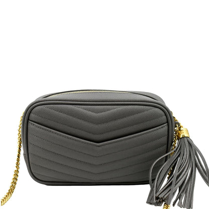 Saint Laurent Lou Leather Red Crossbody Style 9