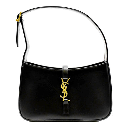 Saint Laurent Le 5 A 7 Leather Black Shoulder Bag Leather