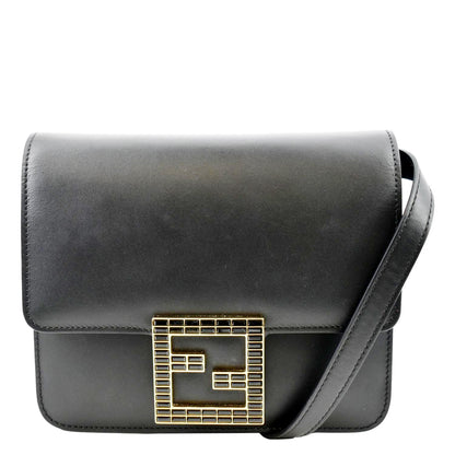 Fendi Luxury Leather Black Crossbody Style 5