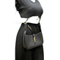 Saint Laurent Le 5 A 7 Leather Black Shoulder Bag Leather