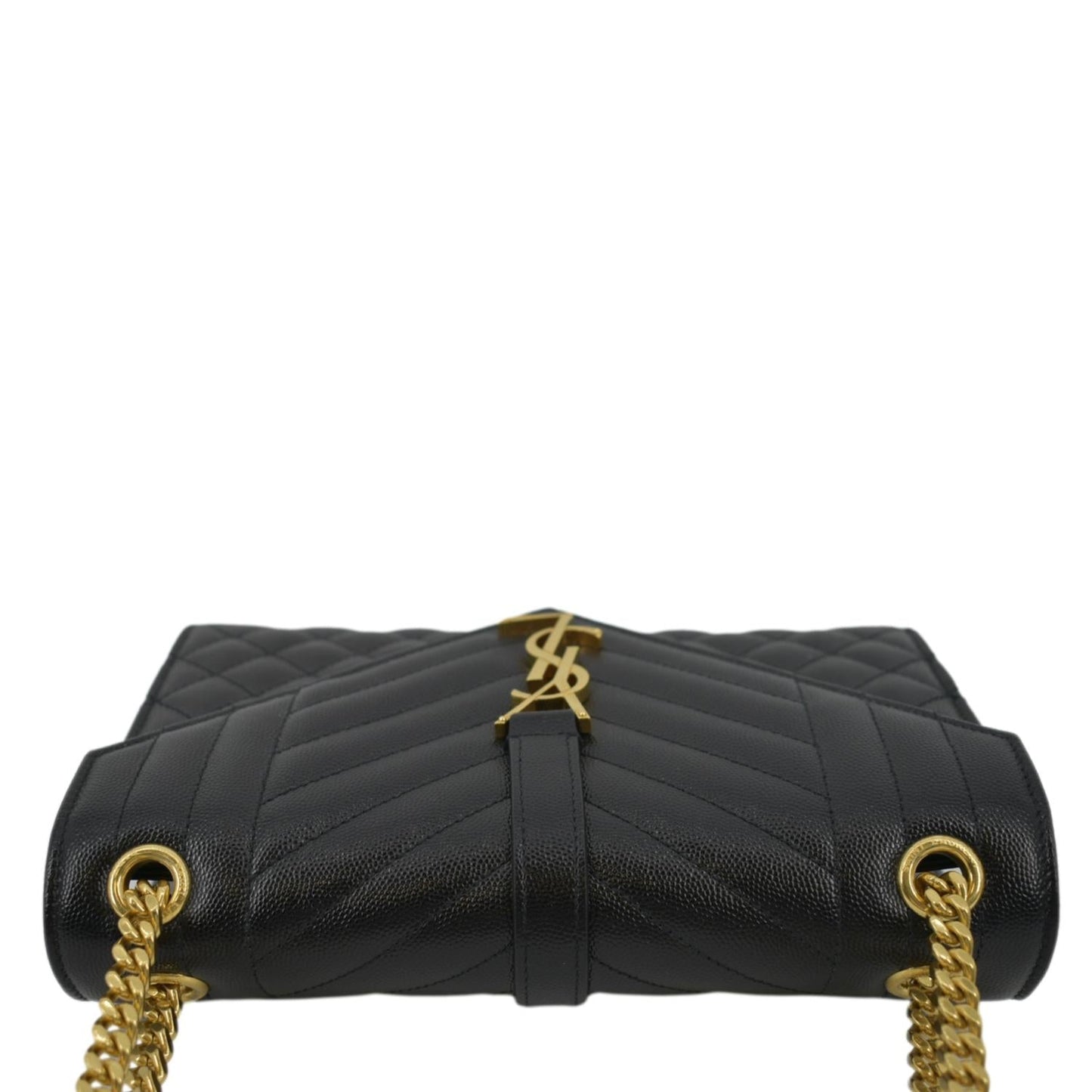 Saint Laurent Envelope Leather Black Crossbody Style 5