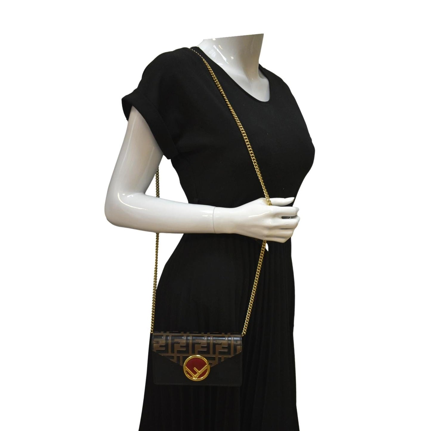 Fendi Luxury Leather Black Crossbody Style 3