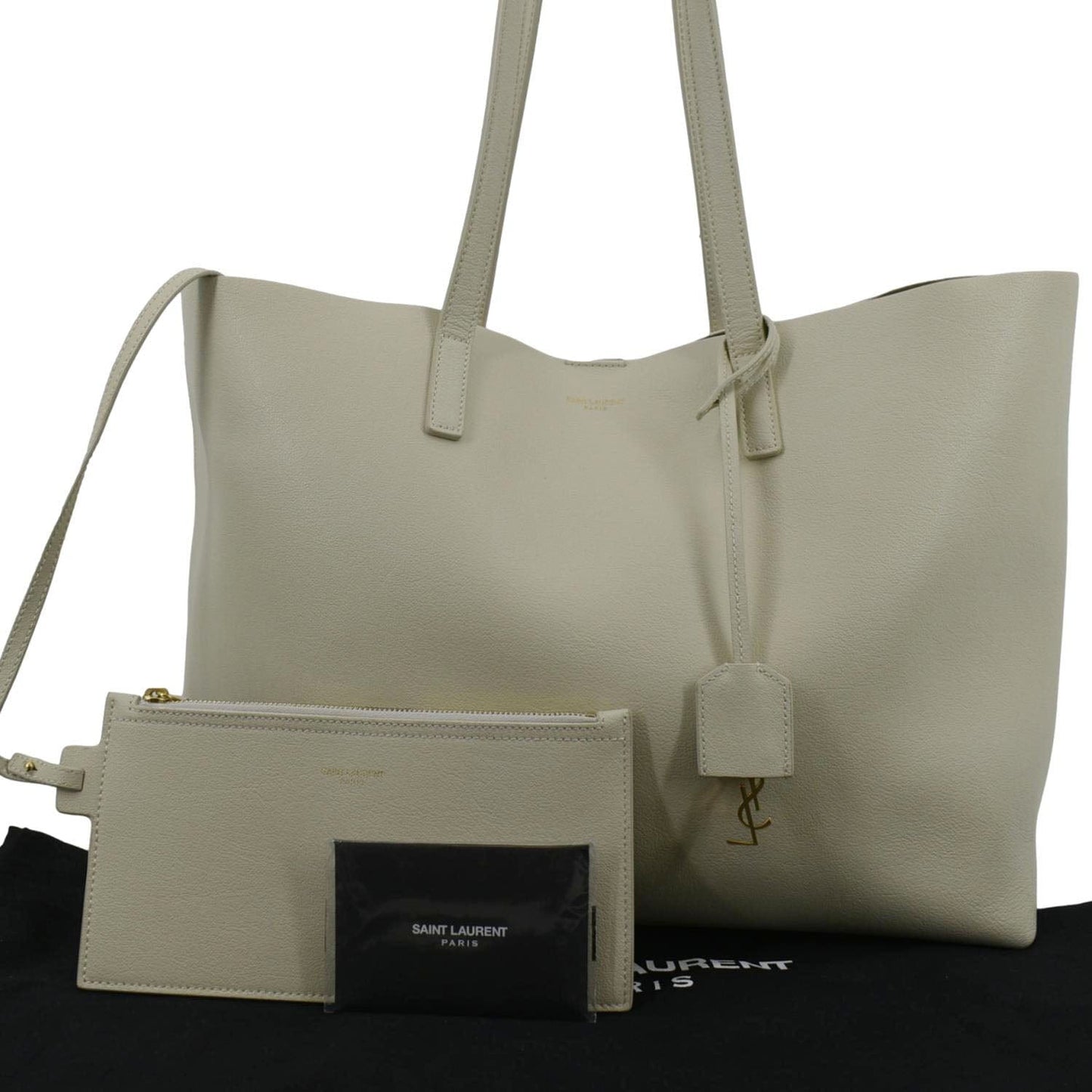 Saint Laurent Leather Red Tote Bag Style 6