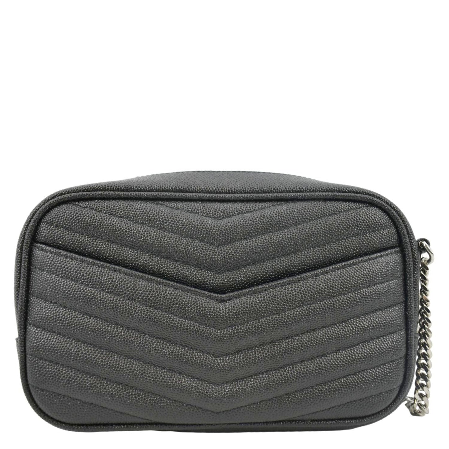 Saint Laurent Lou Leather Black Crossbody Style 26