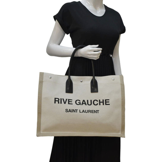 Saint Laurent Leather Red Tote Bag Style 7